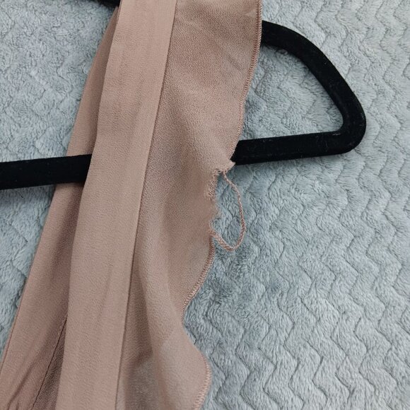 NEW SHOW ME YOUR MUMU June Maxi Dress Small Dune Chiffon Ruffle Straps Bridesmai - Picture 7 of 10